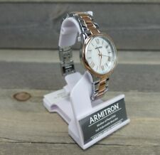 Armitron Women's Silver & Gold Tone Watch - Mother of Pearl - 75/5793MPTR - NEW