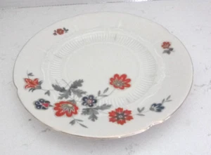 Vintage Tielsch - Altwasser Germany Teller Schale mit gewelltem Blumen - Bild 1 von 3