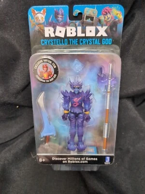 Roblox Crystello the Crystal God Action Figure 4" Jazwares NEW in package - Image 1 of 4
