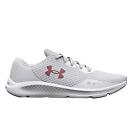 UNDER ARMOUR WOMEN'S UA CHARGED PURSUIT 3 WHITE METALLIC RUNNING SHOES RUNNING