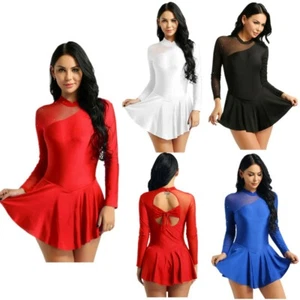 Mujeres Ballet Danza Vestido Patinaje Falda Gimnasia Leotardo Traje Traje Escenario Traje - Imagen 1 de 44