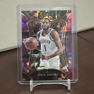 2023-24 Select Mikal Bridges #367 Mezzanine Purple Cracked Ice Prizm /99 Nets - Picture 1 of 3