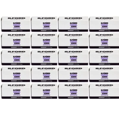 20 Rolls Ilford Delta 3200 Pro 120 Black & White Negative Print Film FRESH - Image 1 of 4