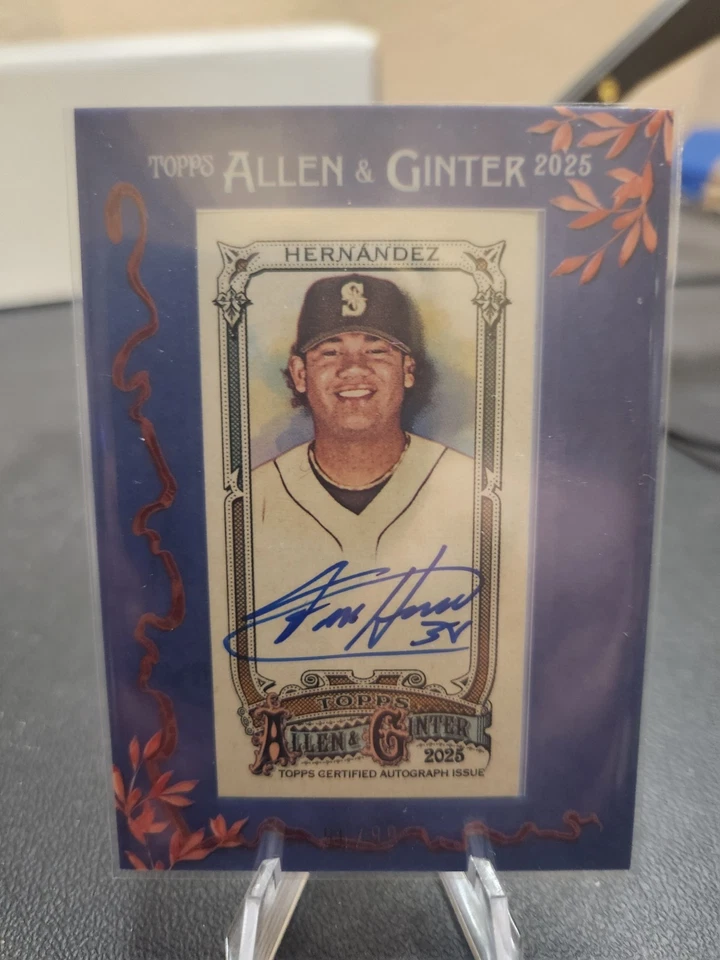 Mini Auto Felix Hernandez Moldura Azul #MA-FH 2025 Topps Allen & Ginter 96/99 🔥 - Imagem 1 de 3