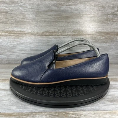 Mocasines LifeStride para mujer Zendaya de cuero azul talla 8,5 Foto 1 de 4