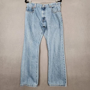 Levis 517 Jeans Herren 33x30 Hellblau Boot Cut Denim Light Wash Zip Fly Classic - Bild 1 von 15