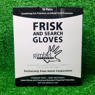 Guantes Frisk and Search Talla Grande Negros Corte Pinchazos y Protección Fluida Corporal Foto 1 de 4