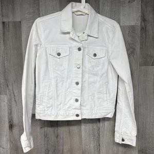 GAP 1969 54023 Jeansjacke weiß Knopfleiste - Bild 1 von 6