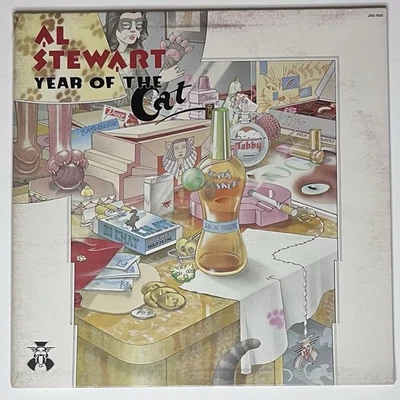 Al Stewart Year of the Cat Vinyl Record 1976 Classic Rock Album Collectible Foto 1 de 4