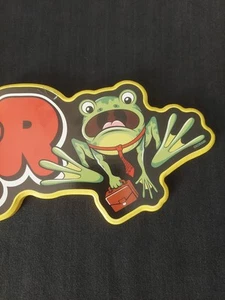 Frogger Video Game Wood Wall Hanging Sign 19.5"x5" Konami - Picture 1 of 10