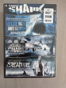 Triple Shark Collection 3 DVD Set. - Foto 1 di 7
