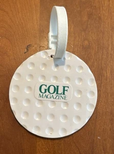Vintage 80er Golfbag Tag - GOLF MAGAZIN - Neu unbenutzt - Bild 1 von 4