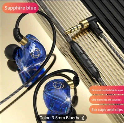 3.5mm jack KCKZ Subwoofer In-Ear Monitor Headphones with Noise Cancellation  - Image 1 of 4