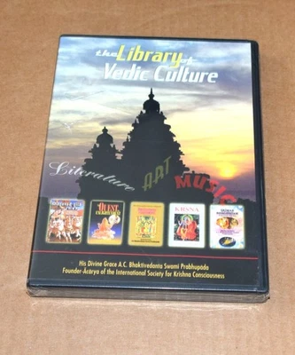 SEALED Library Vedic Culture Literature Art Music Bhakti Krishna India PC CD-ROM - Image 1 of 2