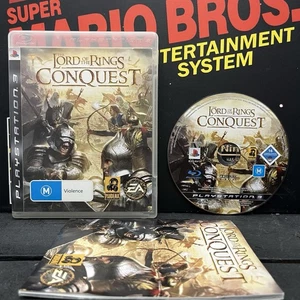 Lord Of The Rings Conquest W.Manual Playstation 3 PS3 PAL TESTED FREE POSTAGE - Picture 1 of 12