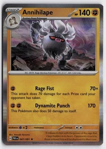 Pokemon Annihilape 047/091 Holo Rare SV: Paldean Fates NM - Picture 1 of 2