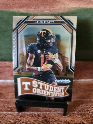 2023 Panini Prizm Football Draft Picks Jalin Hyatt Student Orientation #SO-14 - Image 1 of 2