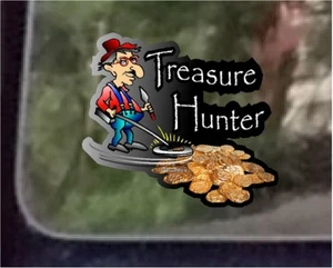 ProSticker 505 (One) 4" Treasure Hunter Decal Sticker Metal Detecting - Picture 1 of 1