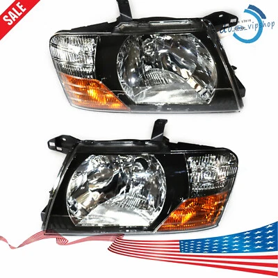 For Mitsubishi Pajero Montero 2000-2006 Sport 4-Door 3.5L Headlights HeadLamps - Image 1 of 4