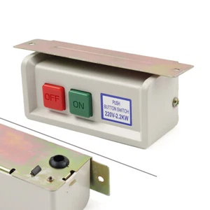 1pc Push Button On & Off Switch For Industrial Sewing Machine Motor 220 Volt to - Picture 1 of 9