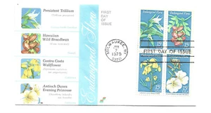 1783-86 Endangered Flora, block of 4, Spectrum Covers, FDC - Picture 1 of 1
