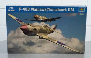 Trumpeter P-40B Warhawk (Tomahawk IIA) 1:48 Kampfflugzeug Modellbausatz 02807 - Picture 1 of 4