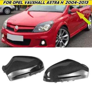 Tapas de espejos retrovisores efecto fibra de carbono Vauxhall Astra H 2004-2013 - Imagen 1 de 4