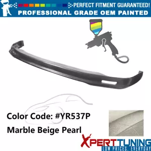 Fit 98-02 Honda Accord Sedan 4Dr Mugen Style Front Bumper Lip PU Painted #YR537P - Picture 1 of 5