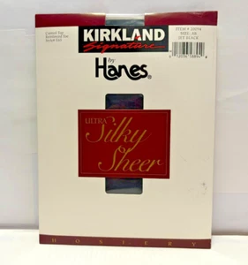 De colección. Pantimedias Hanes Silk Reflections Talla AB Negro Estilo E65 Nuevo de Lote Antiguo Leer - Imagen 1 de 4