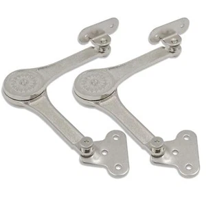 2Pcs Lid Support Hinges Soft Close Folding Lid Stay Hinge Keep Lid Hinge Open... - Picture 1 of 6