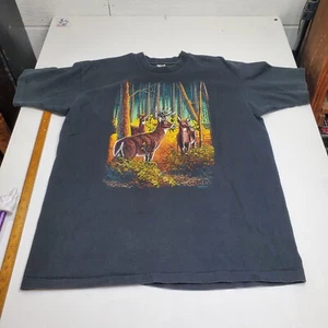 Springhill Deer In Rut Hunting Single Stitch T-Shirt Fruit Of The Loom Gr. XL - Bild 1 von 9