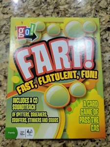 Nuevo Sellado Fart The Card Juego Rápido Flatulento Diversión CD Banda Sonora Familiar Edades 10+ - Imagen 1 de 2