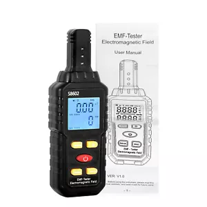 NEW Radiation Detector Dosimeter EMF Meter Electromagnetic Tester Geiger Counter - Picture 1 of 10