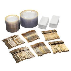 Kit de vajilla Premium Gold Dot surtido puede variar - Imagen 1 de 2