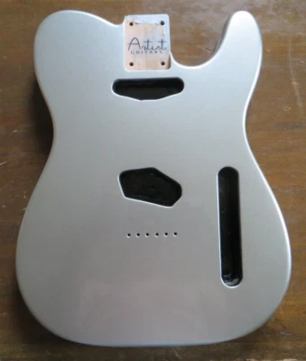 Cuerpo de guitarra Tele Telecaster aliso plateado +/- 4,9 libras Foto 1 de 4