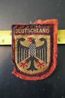 A 1970's Vintage Retro Embroidered Cloth Patch Badge  -  Deutschland - Germany