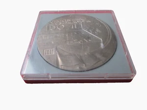 Original 150th anniversary 1837-87 Railroad Service Medal/Case/USSR/FREE SHIP US - Picture 1 of 5