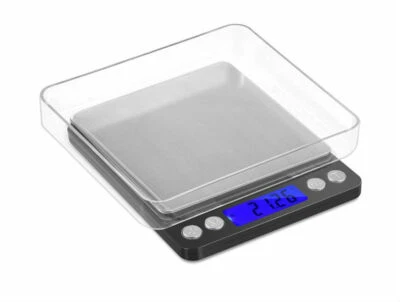 Báscula de cocina mini digital de bolsillo para alimentos 0,01-500 g con retroiluminación - Imagen 1 de 4