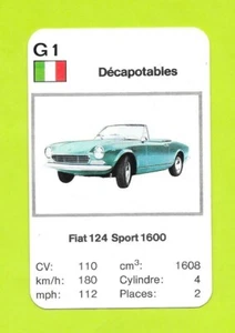 Karte Nr. G1 - Fiat 124 1600 - Bild 1 von 2