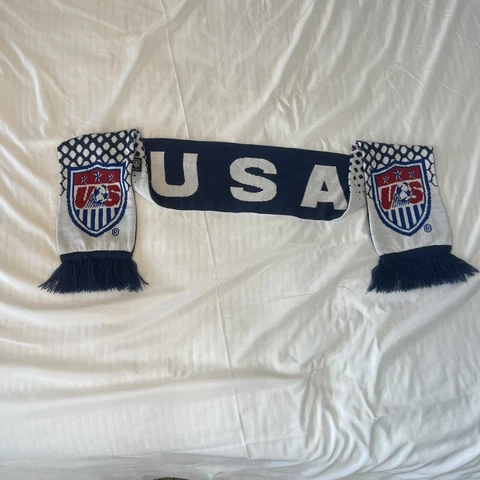 US Soccer National Team Supporter Scarf Banner USA USMNT USWNT Official Merch Cover