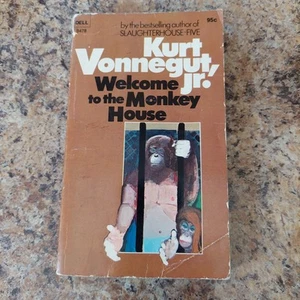 WILLKOMMEN IM AFFENHAUS von Kurt Vonnegut (1971 Siebter Dell Druck - Bild 1 von 5