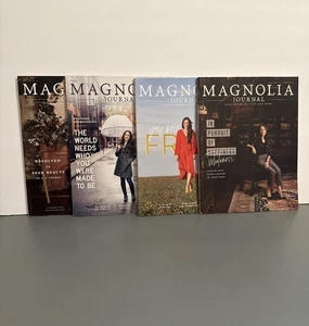4 Lot: The Magnolia Journal Magazine Issues 2019 - Spring, Summer, Fall, Winter - Imagen 1 de 6