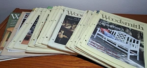 Lot of 23 Vtg WOODSMITH MAGAZINES 80s-90s Woodworking Shop Furniture Making - Picture 1 of 3