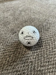 Pallina da golf Callaway edizione limitata Chrome Tour Spider Black Widow - Foto 1 di 6