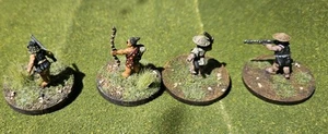 18mm Japanese Bandits with various weapons war gaming miniatures and dioramas - Picture 1 of 2