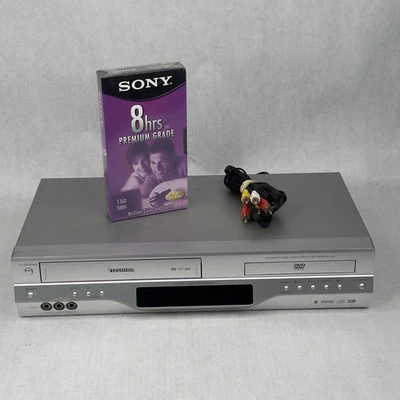 Toshiba SD-V393SU2 DVD VCR Combo Reproductor VHS Cassette Grabadora con Cinta y Cables Foto 1 de 4