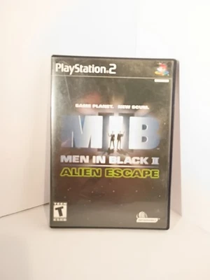 Men in Black II: Alien Escape (Sony PlayStation 2, 2002) With manual - Image 1 of 4