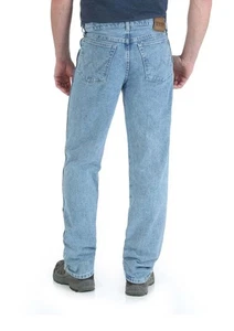 Pantalones de mezclilla Wrangler para hombre vintage índigo resistente calce relajado talla 33x32 - Imagen 1 de 9