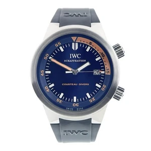 IWC Aquatimer Stainless Steel Blue Dial 42mm Automatic Men’s Watch IW354806 - Picture 1 of 9