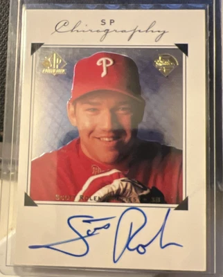 1998 SP Authentic Chirography Scott Rolen #SR Auto HOF - Image 1 of 2
